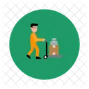 Warehouse Person  Icon