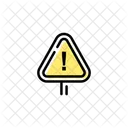 Warning Alert Signboard Icon