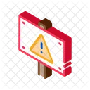 Warning Nameplate Bang Icon