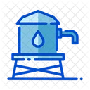 Wasserturm Wasserspeicher Wassertank Symbol