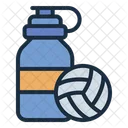 Water Bottle Bottle Volleyball Icon