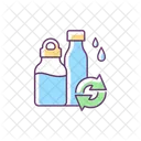 Water Bottles Refill Water Bottle Icon