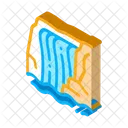 Waterfall Nature Landscape Icon