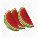 Watermelon Watermelon Slice Fruit 아이콘