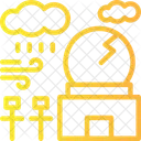 Weather Station Meteorological Station Atmospheric Monitoring Facility Icon