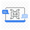 Web 3 0 Decentralized Web Icon