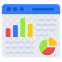 Web Graph Web Chart Web Analytic Icon