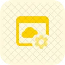 Web Cloud Setting  Icon