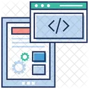 Web Coding  Icon