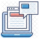 Web Message Web Communication Internet Communication Icon