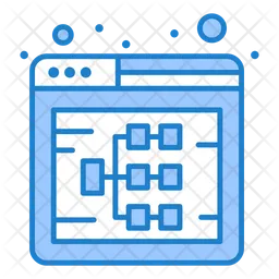 Web Diagram  Icon