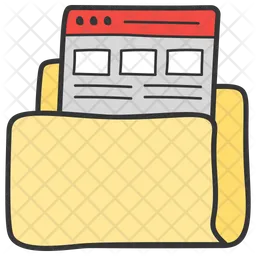 Web Folder  Icon