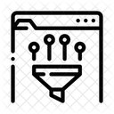 Filtering Data Development Icon