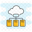 Web Hosting Server Database Icon