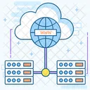 Web Hosting Web Server Web Computing Icon