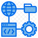 Network Web Hosting Icon