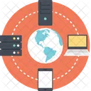 Internet Hosting Web Icon