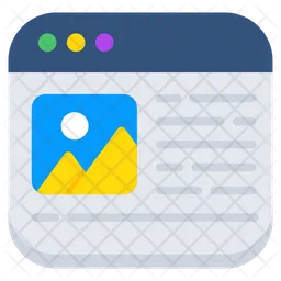 Web Landscape  Icon