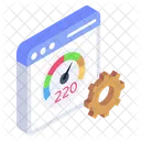 Website Performance Web Optimization Web Speed Icon