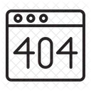 Web Page Error  Icon