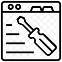 Web Setting Web Page Optimization Web Preferences Icon