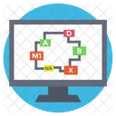 Web Routing Connection Icon