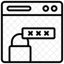 Mot De Passe Du Compte Mot De Passe Utilisateur Connexion Icône