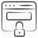 웹 보안 웹 보호 보안 웹사이트 아이콘