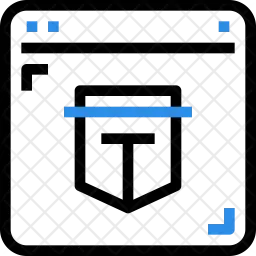 웹 보안  아이콘