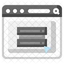 Web Server Sever Browser Icon