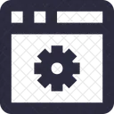Web Configuracao Opcoes Ícone