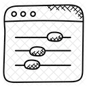 Web Setting Preferences Icon