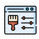 Web Setting Web Development Web Configuration Icon