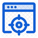 Web Target  Icon