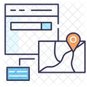 Trackingv Web Tracking Online Location Tracking Icon