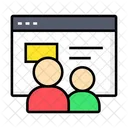 Visitors Web Traffic Optimization Icon