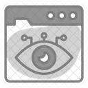 Web Vision Web Monitoring Web Visibility Icon