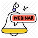 Webinar Notification Alert Webinar Reminder Icon