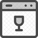 Website Drink Glass Icon