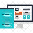 ウェブサイト、デザイン、開発 アイコン