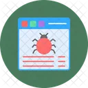 Website Bug Website Bug Icon