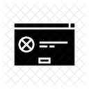 Website Error Error Tablet Icon