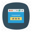 Website Login Password Unlock Icon