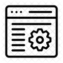 Web Browser Setting Icon
