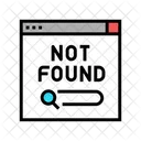 Website Not Found  Icon