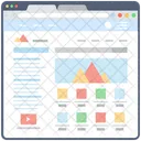 Website Sitemap Online Network Connection Video Editing Videography Icon
