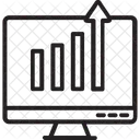 ウェブサイト、トラフィック、統計 アイコン