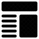 Header Website Wireframe Icon