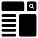 Header Website Wireframe Icon