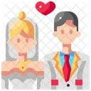 Wedding Couple Bride Icon